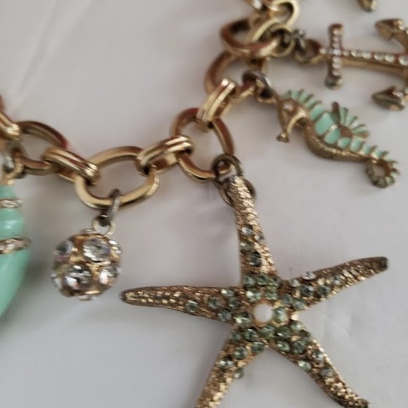 Nautical themed bracelet with 7 charms - Picture 3 of 6